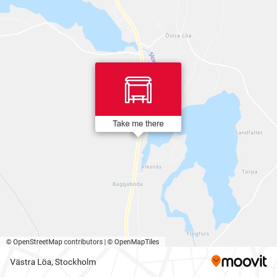 Västra Löa map