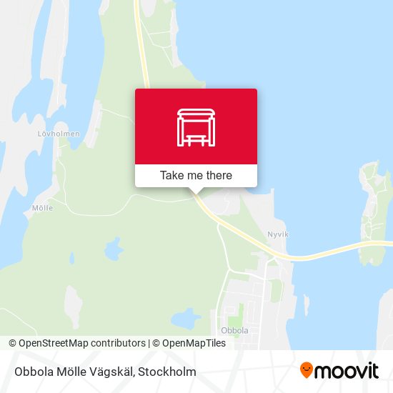 Obbola Mölle Vägskäl map