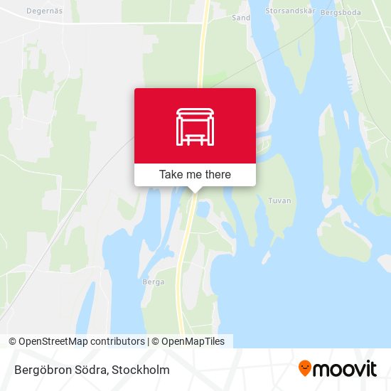 Bergöbron Södra map