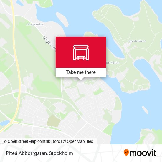 Piteå Abborrgatan map
