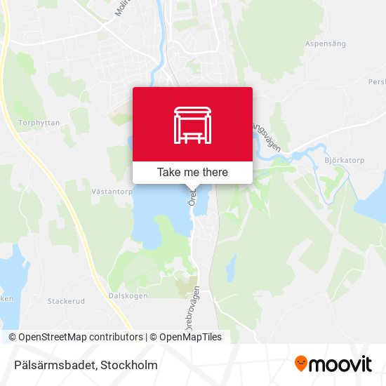 Pälsärmsbadet map