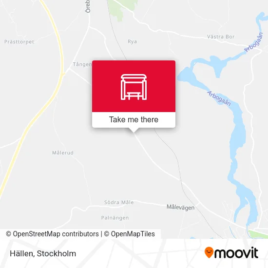 Hällen map