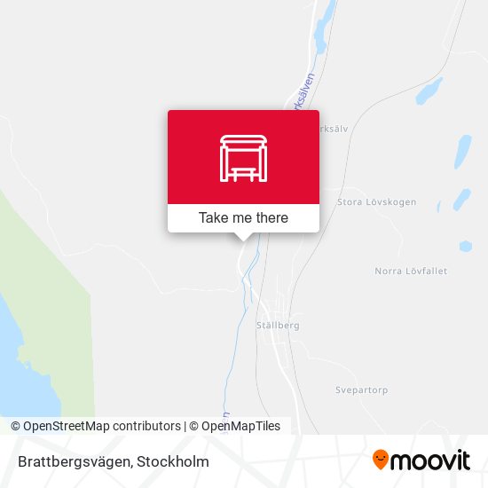 Brattbergsvägen map