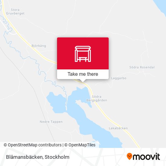 Blåmansbäcken map