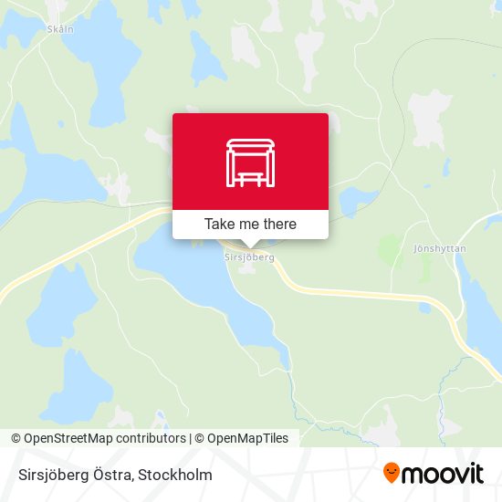Sirsjöberg Östra map