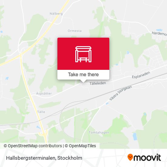 Hallsbergsterminalen map