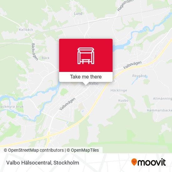 Valbo Hälsocentral map