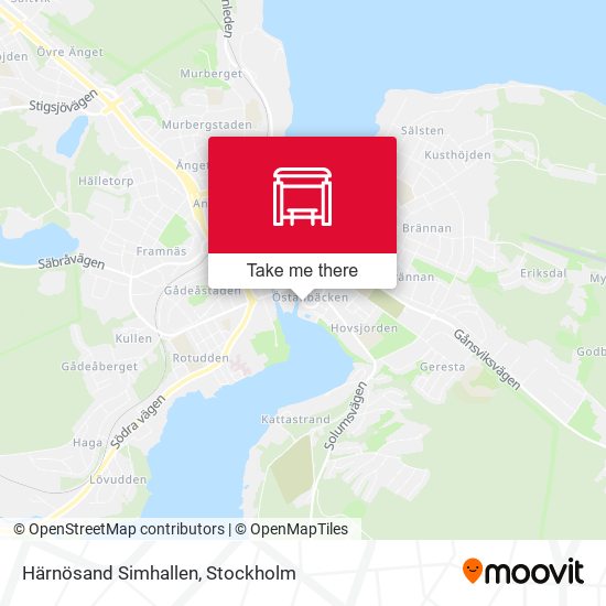 Härnösand Simhallen map
