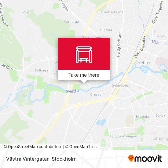 Västra Vintergatan map