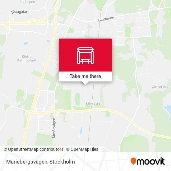 Mariebergsvägen map