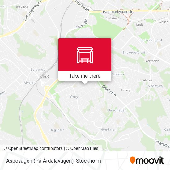 Aspövägen (På Årdalavägen) map