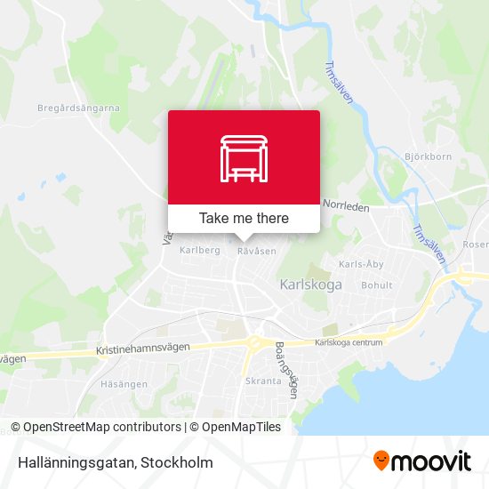 Hallänningsgatan map