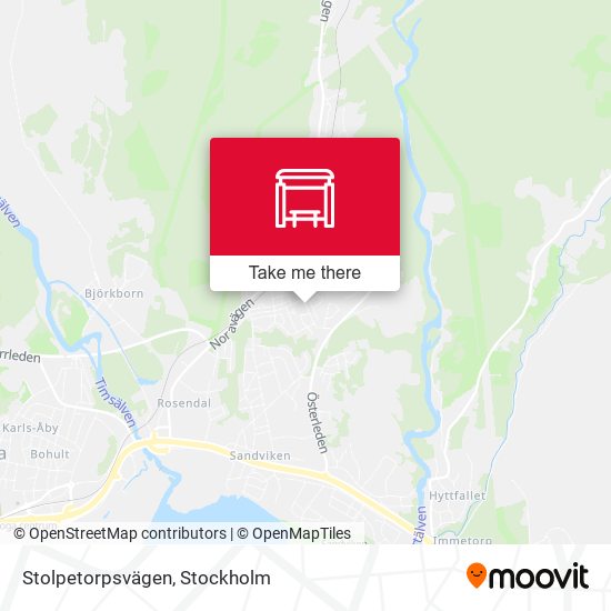 Stolpetorpsvägen map