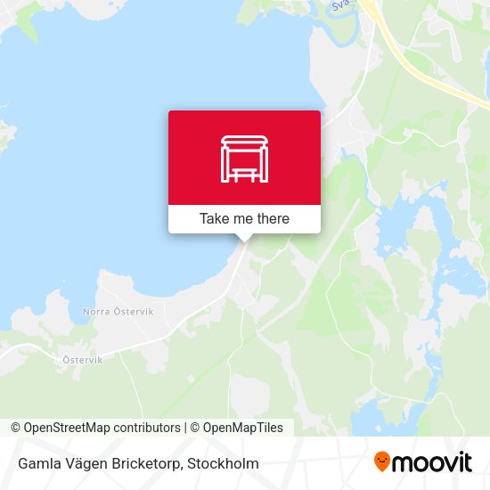 Gamla Vägen Bricketorp map