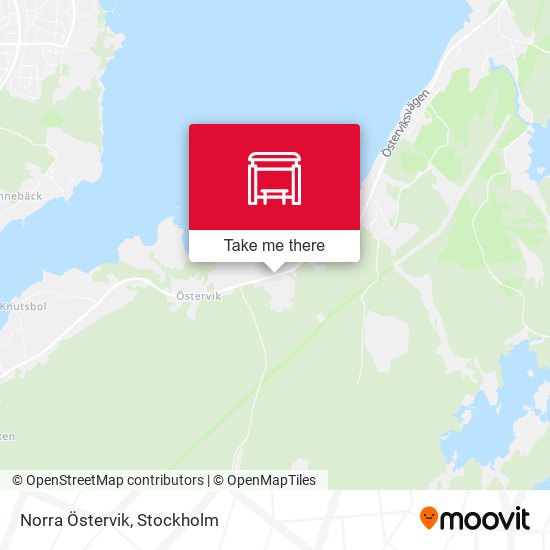 Norra Östervik map