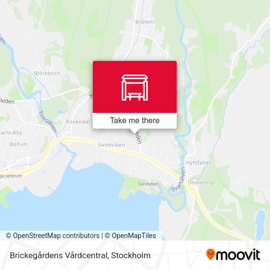 Brickegårdens Vårdcentral map
