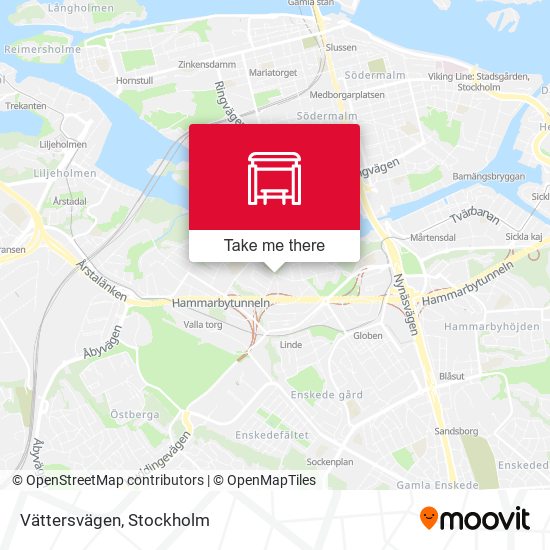 Vättersvägen map