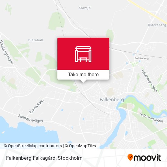 Falkenberg Falkagård map