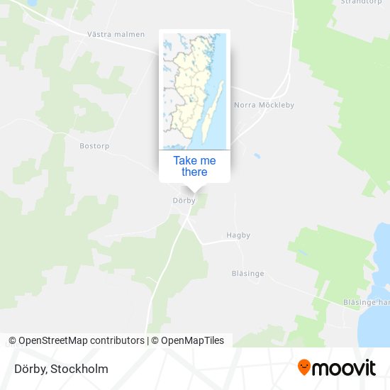 Dörby map