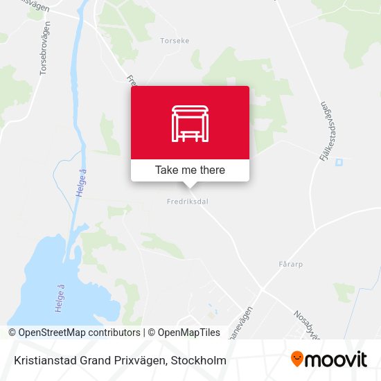 Kristianstad Grand Prixvägen map