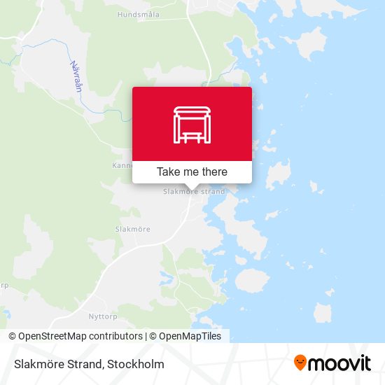 Slakmöre Strand map