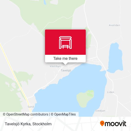 Tavelsjö Kyrka map