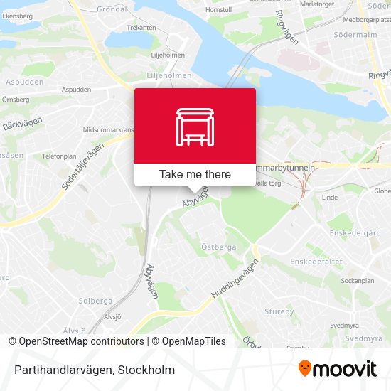 Partihandlarvägen map
