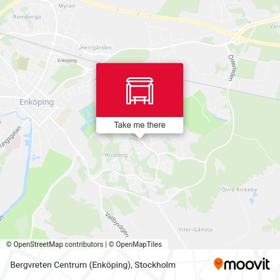 Bergvreten Centrum (Enköping) map