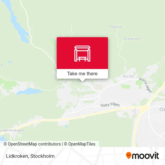 Lidkroken map