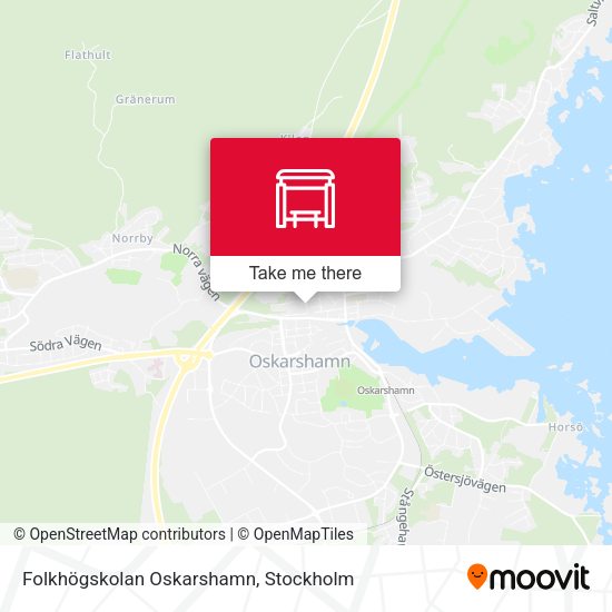 Folkhögskolan Oskarshamn map