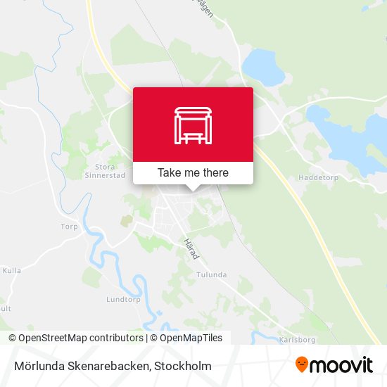 Mörlunda Skenarebacken map