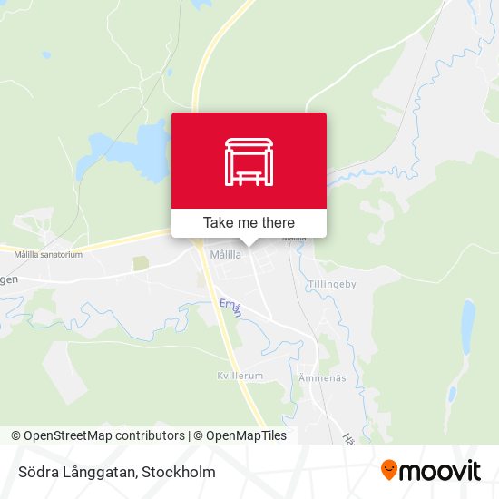 Södra Långgatan map