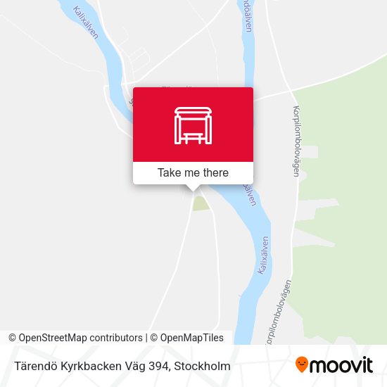 Tärendö Kyrkbacken Väg 394 map