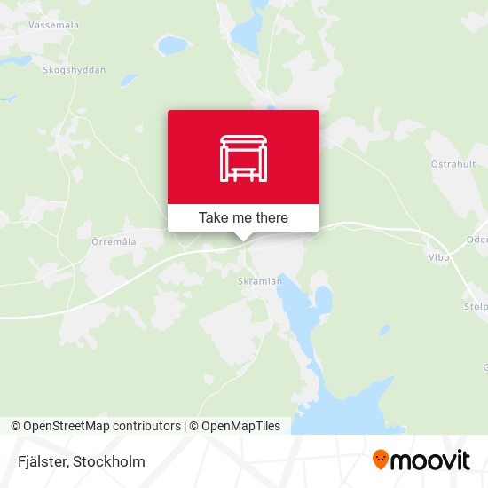 Fjälster map