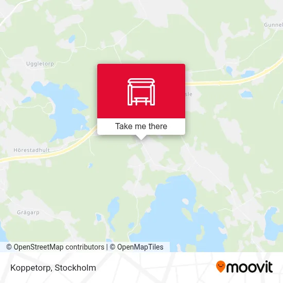 Koppetorp map