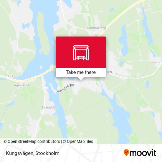 Kungsvägen map