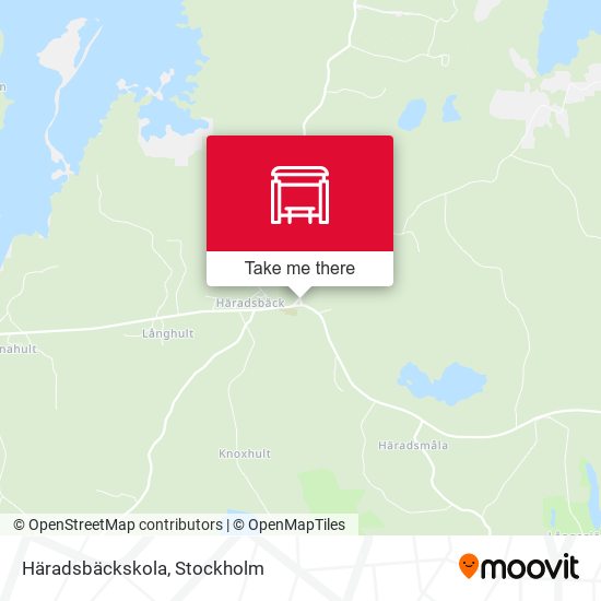 Häradsbäckskola map