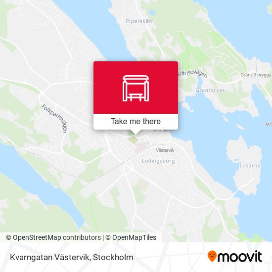 Kvarngatan Västervik map
