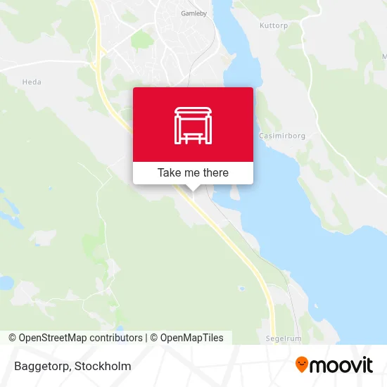 Baggetorp map
