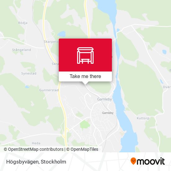 Högsbyvägen map