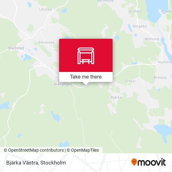 Bjärka Västra map