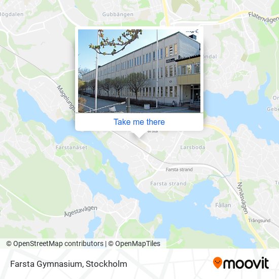Farsta Gymnasium map