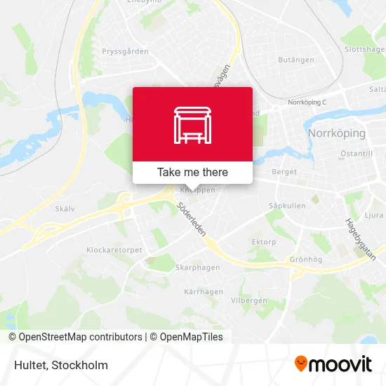 Hultet map