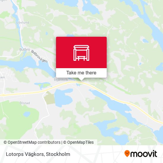 Lotorps Vägkors map