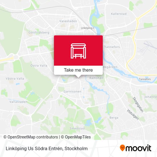 Linköping Us Södra Entrén map