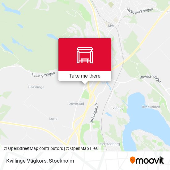 Kvillinge Vägkors map