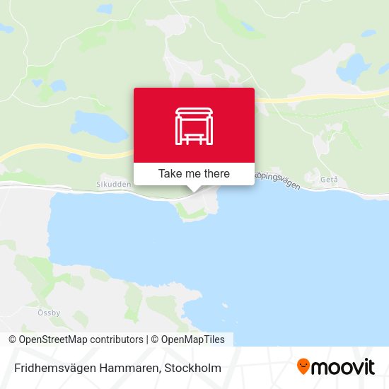 Fridhemsvägen Hammaren map
