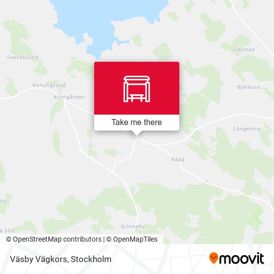 Väsby Vägkors map