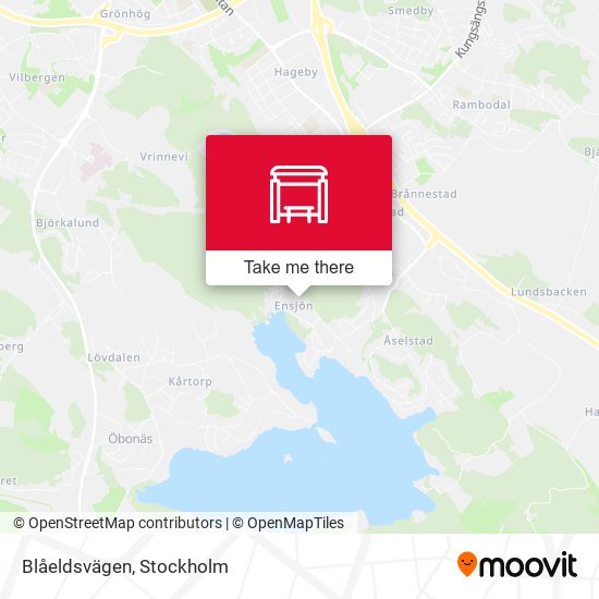 Blåeldsvägen map