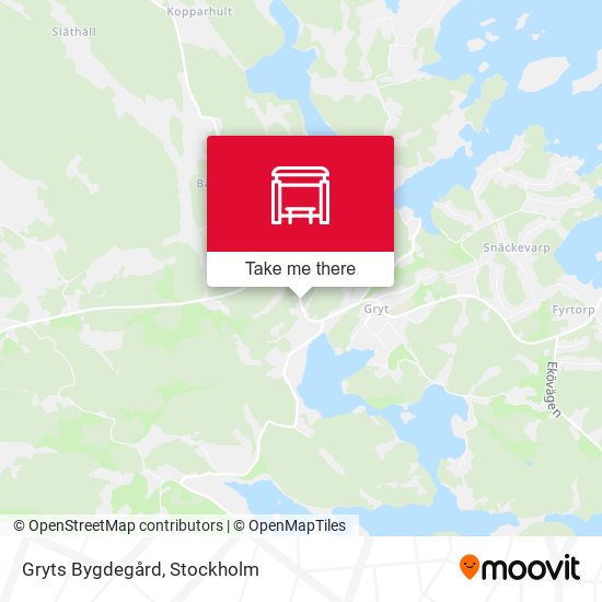Gryts Bygdegård map